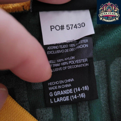 Green Bay Packers Youth Jersey - Aaron Rodgers 12 L (14 - 16) - Comfortable Fit & Durable Design - USASTARFASHION
