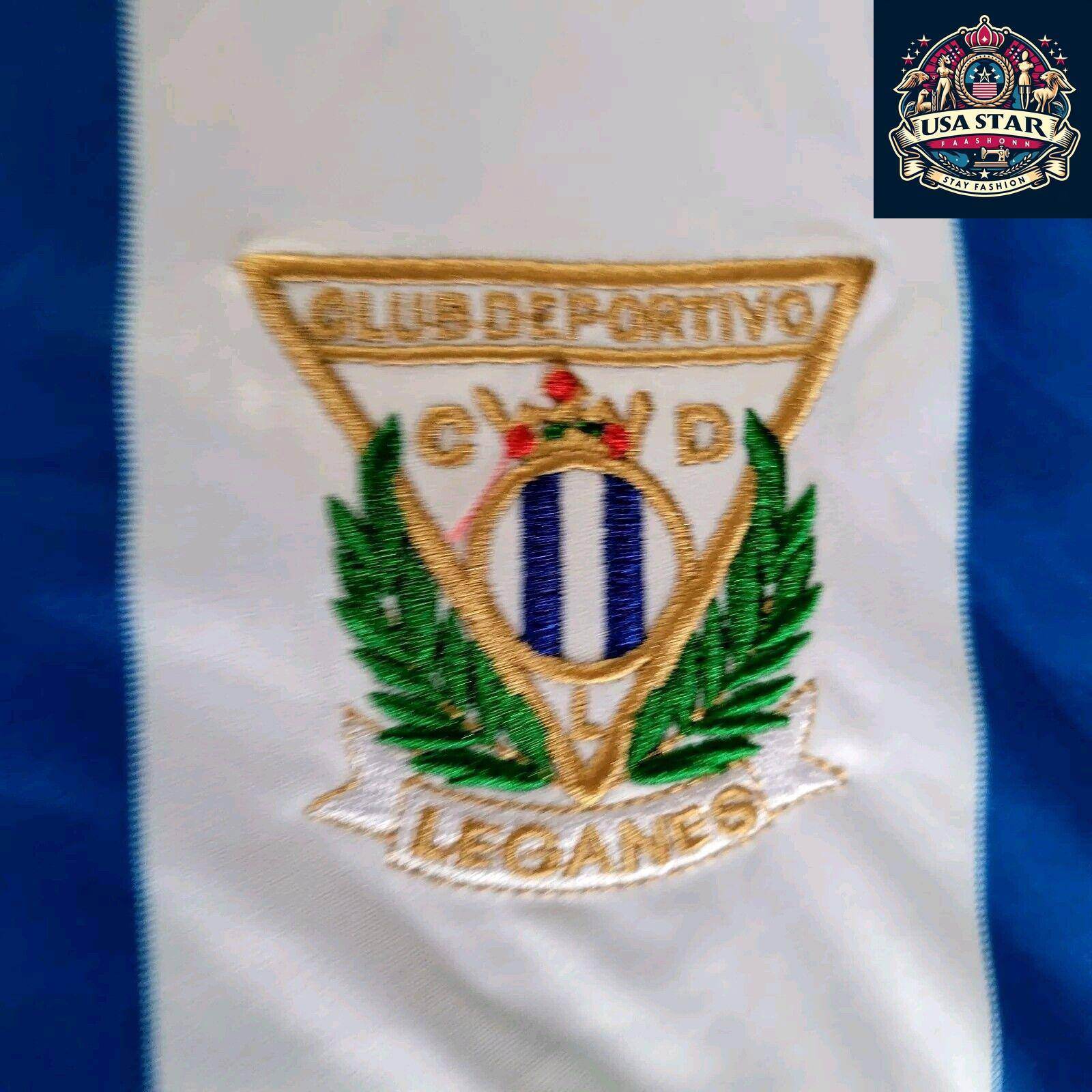 Official Leganés Football Shirt Size M - New With Tags, Premium Joma Fabric, LaLiga Design - USASTARFASHION