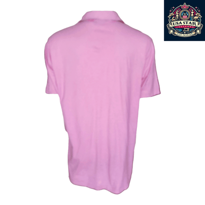 Ralph Lauren Polo Shirt Vintage Lisle Pink Stripe XL - Comfortable Style for Golf & Casual Wear - USASTARFASHION