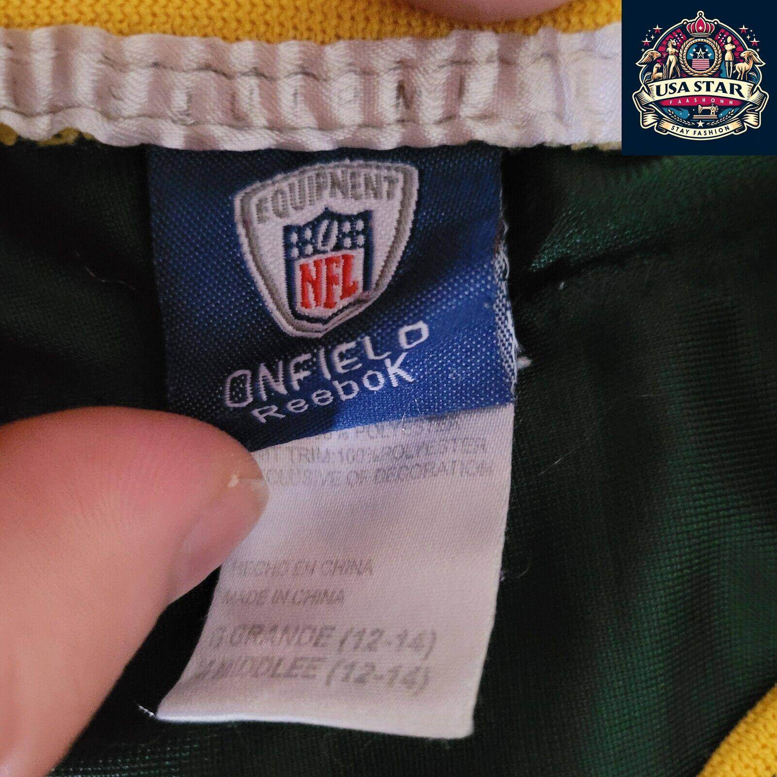 Green Bay Packers Jermichael Finley #88 Youth Reebok On Field Jersey Size M - Authentic NFL Style - USASTARFASHION