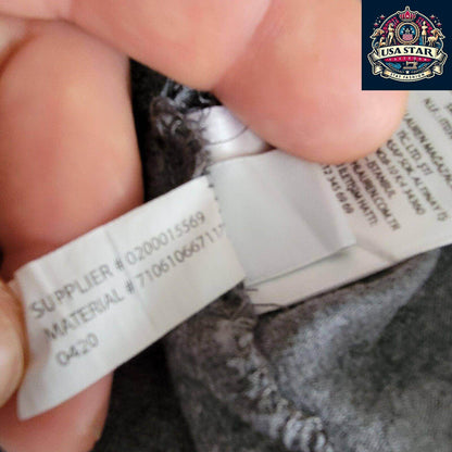 Polo Ralph Lauren T-Shirt for Men, Grey Round Neck Size L with Iconic Logo & Comfortable Fit - USASTARFASHION