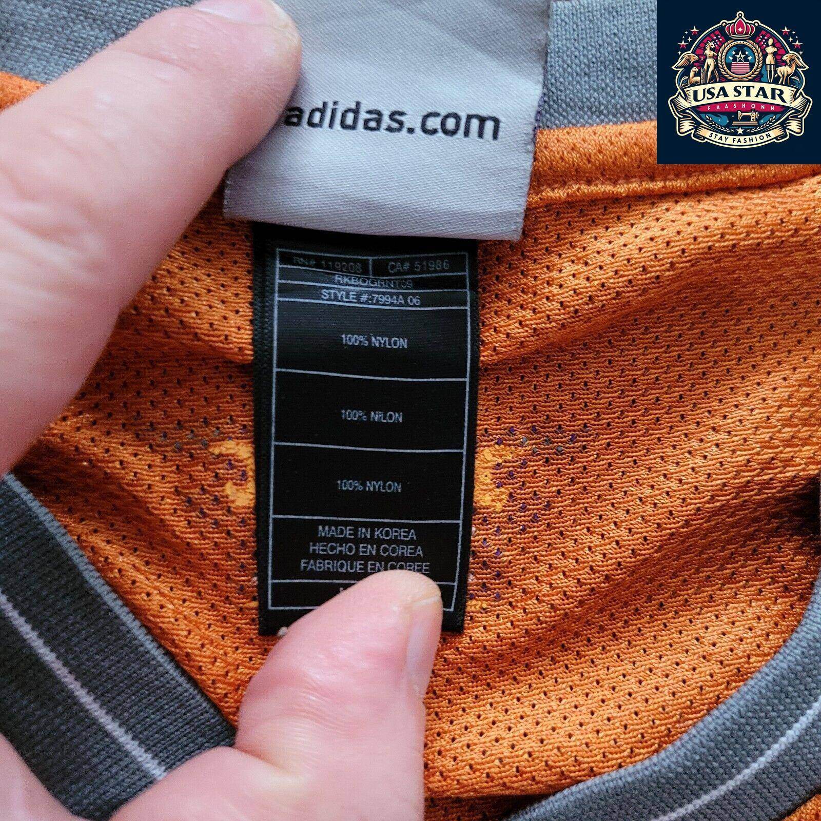 Adidas Phoenix Suns Jersey Men's M Orange Steve Nash #13 NBA Authentic Design for Fans - USASTARFASHION