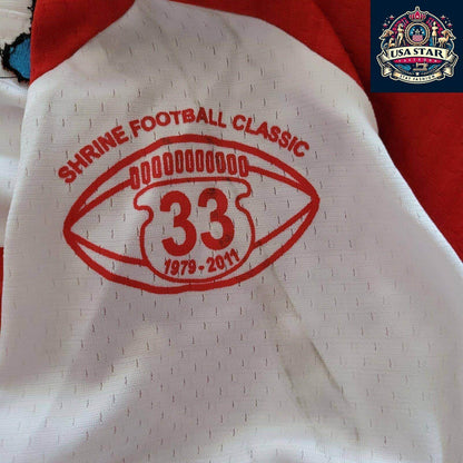 2011 Aleppo New Balance Shriners South Football All Stars Jersey #12 XL Cotton Blend - USASTARFASHION
