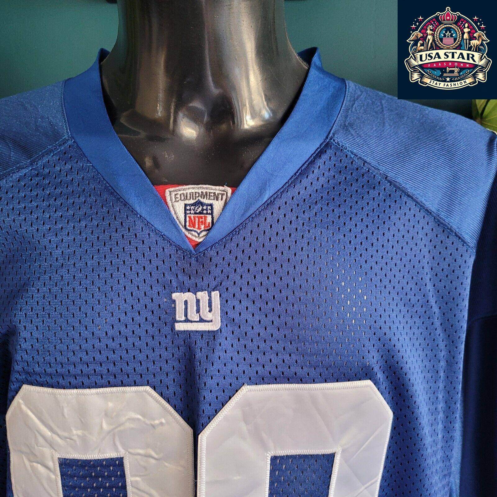 New York Giants Pierre-Paul 90 Stitched XXL Reebok Jersey - Authentic NFL Team Apparel - USASTARFASHION
