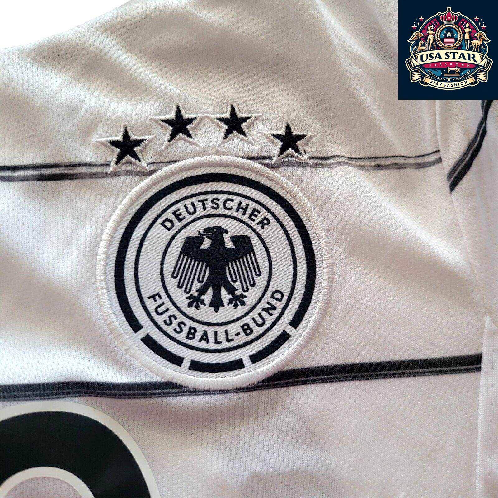 Adidas Germany Kids Soccer Jersey Maximilian #29 Youth Size 7-8Y White, 100% Authentic - USASTARFASHION