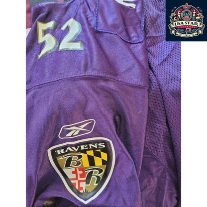 Baltimore Ravens Youth Jersey XL #52 Ray Lewis Reebok On Field Grade A Vintage Condition - USASTARFASHION