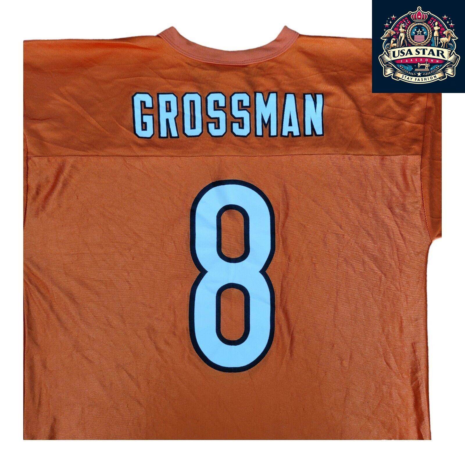 Chicago Bears Jersey Rex Grossman #8 - Size L, 100% Polyester, Authentic Reebok Merchandise - USASTARFASHION