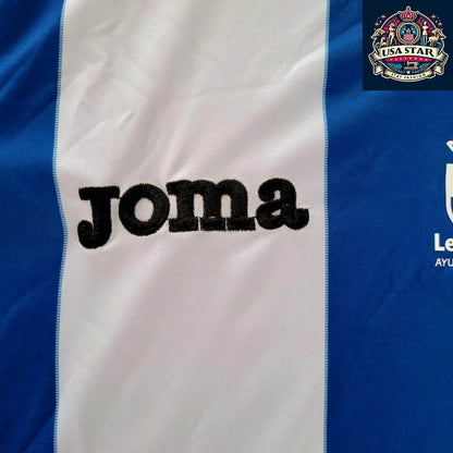 Official Leganés Football Shirt Size M - New With Tags, Premium Joma Fabric, LaLiga Design - USASTARFASHION