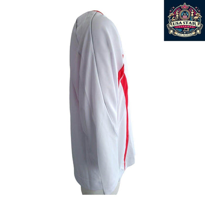 Reebok Hockey Jersey White Large - Vintage Condition, Odor-Free, Comfortable Fit - USASTARFASHION
