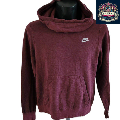Nike Women's Hoodie - Large Size, Soft Fabric, Iconic Logo, Comfortable Fit for Gym & Casual Use - USASTARFASHION