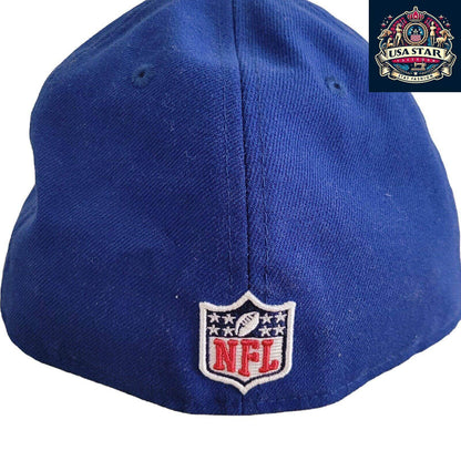 NY Yankees Fitted Cap 59FIFTY Essential Blue by New Era, Size 7 1/8, Stylish Fan Headwear - USASTARFASHION