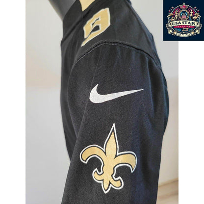 Drew Brees 9 New Orleans Saints Youth Jersey Shirt in Brown – Nike Durable Activewear for Kids - USASTARFASHION