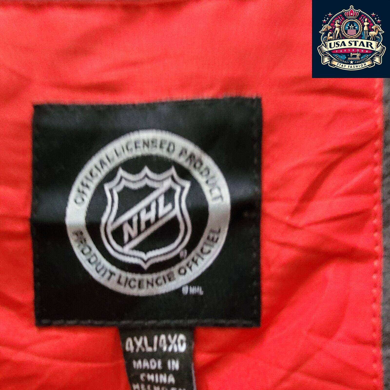 G - III Apparel Detroit Red Wings Varsity Jacket 4XL - Authentic Colors, Snap Fastening, Vintage Style - USASTARFASHION