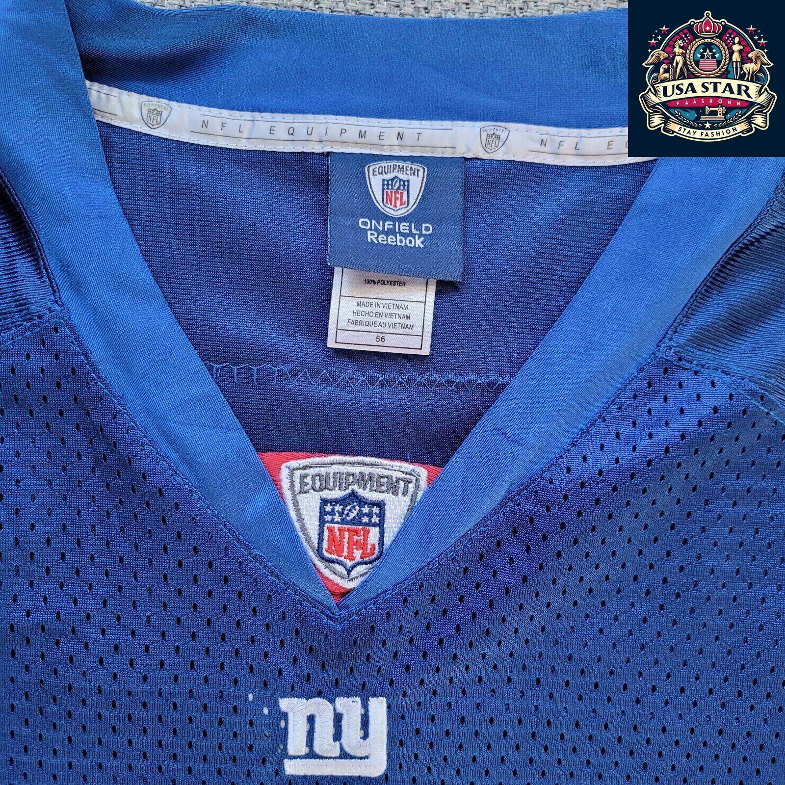 New York Giants Pierre-Paul 90 Stitched XXL Reebok Jersey - Authentic NFL Team Apparel - USASTARFASHION