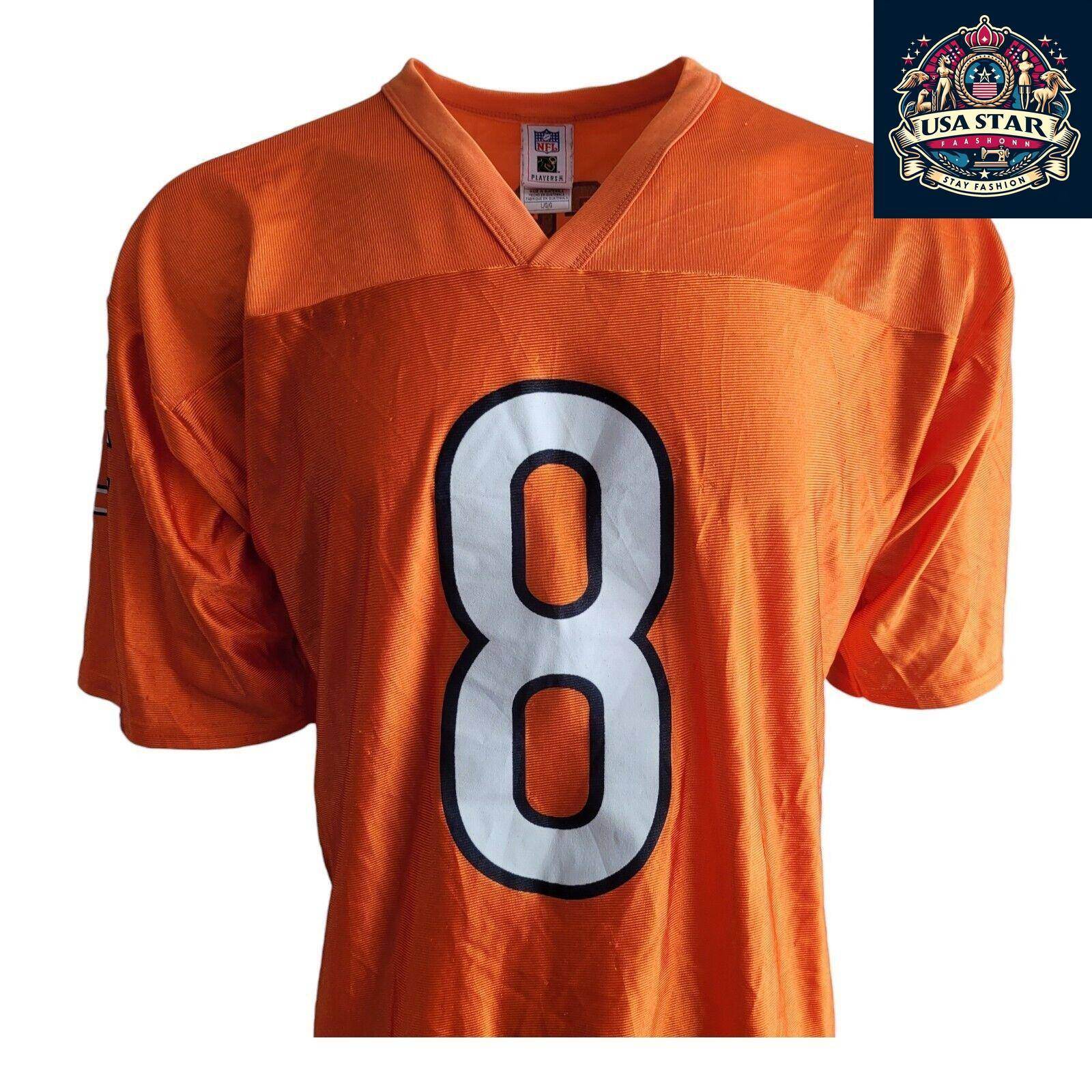 Chicago Bears Jersey Rex Grossman #8 - Size L, 100% Polyester, Authentic Reebok Merchandise - USASTARFASHION