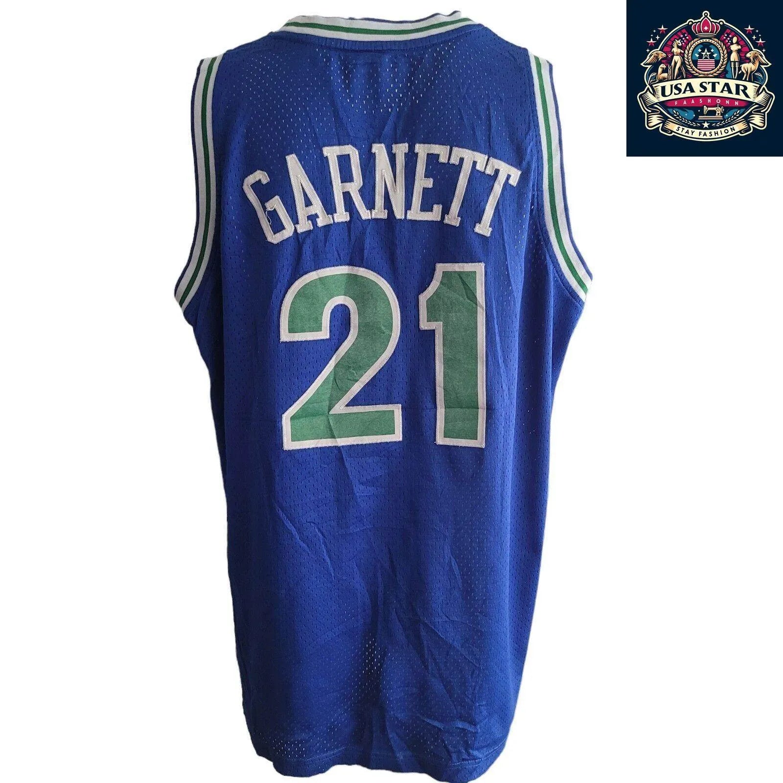 Kevin Garnett 21 Minnesota Timberwolves Jersey Sz L 1996 Hardwood Classics by Adidas - USASTARFASHION