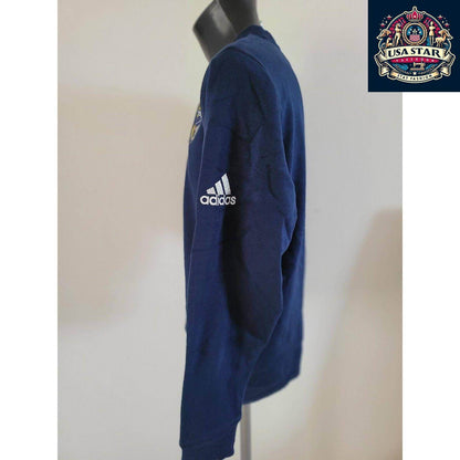 Adidas Rangers Regis Vintage Sweatshirt Sz S - Classic Crew Neck, Sporty Style, Grade A Condition - USASTARFASHION