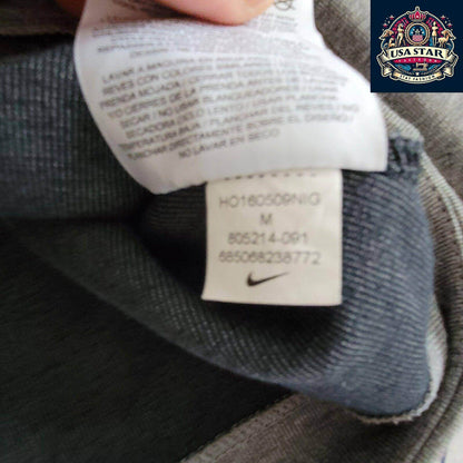 Nike Men's Hoodie - Medium Grey Pullover With Iconic Logo, Comfortable Fit & Urban Style - USASTARFASHION