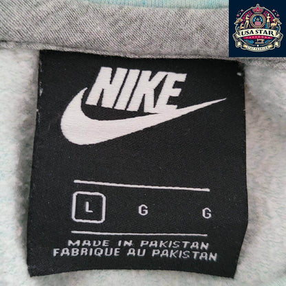 Nike Women's Hoodie - Large, Super Comfortable Fleece, Relaxed Fit, Stylish Branding, Vintage Charm - USASTARFASHION