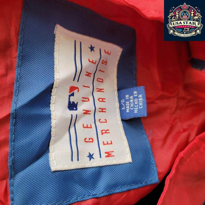 Chicago Cubs Jacket Men's L Full Zip Embroidered Premium Fit Stylish Design for Game Day - USASTARFASHION