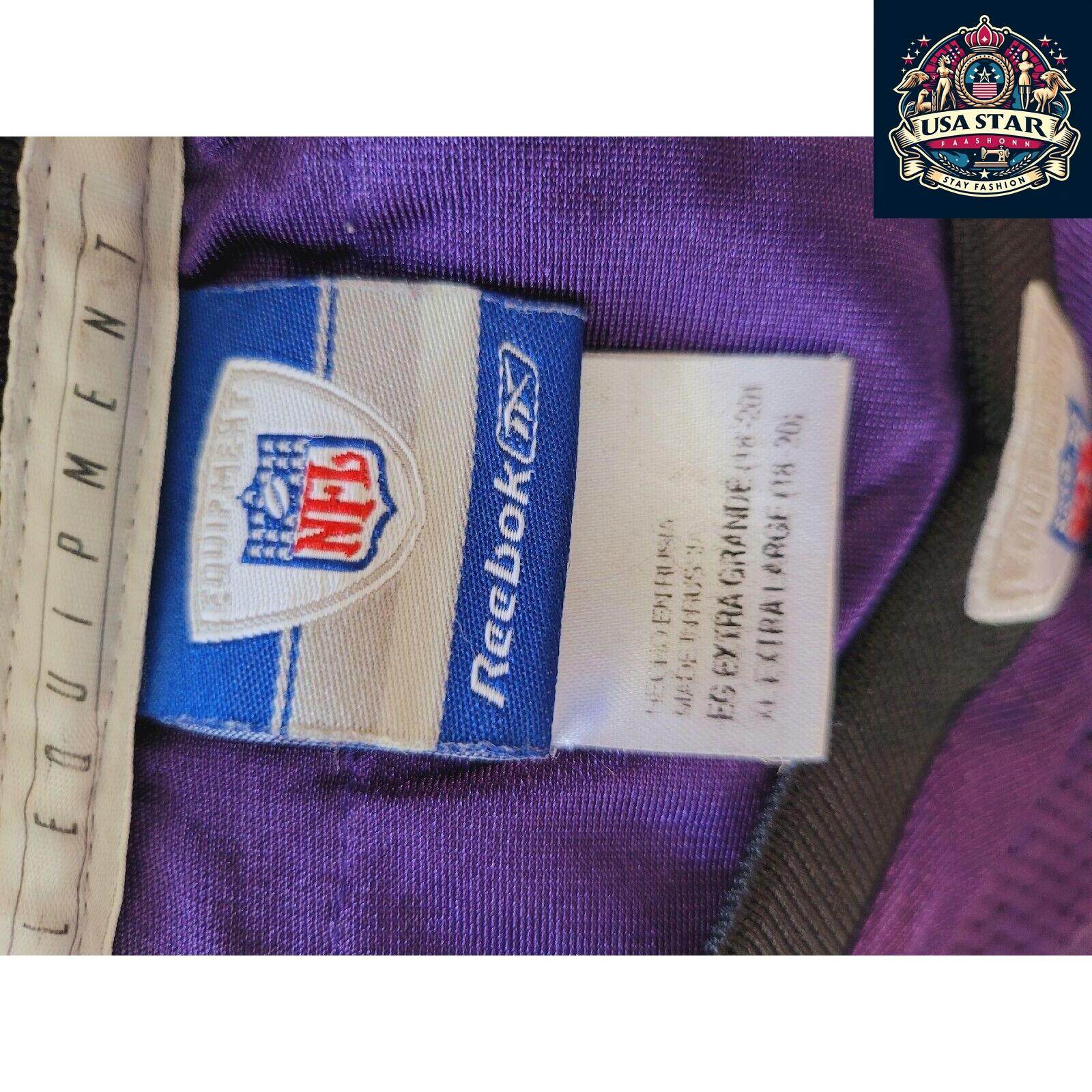 Baltimore Ravens Youth Jersey XL #52 Ray Lewis Reebok On Field Grade A Vintage Condition - USASTARFASHION