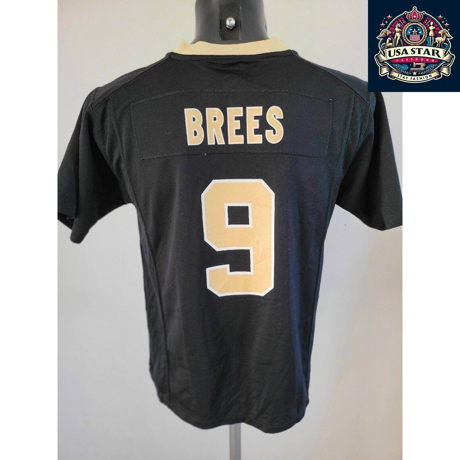 Drew Brees 9 New Orleans Saints Youth Jersey Shirt in Brown – Nike Durable Activewear for Kids - USASTARFASHION