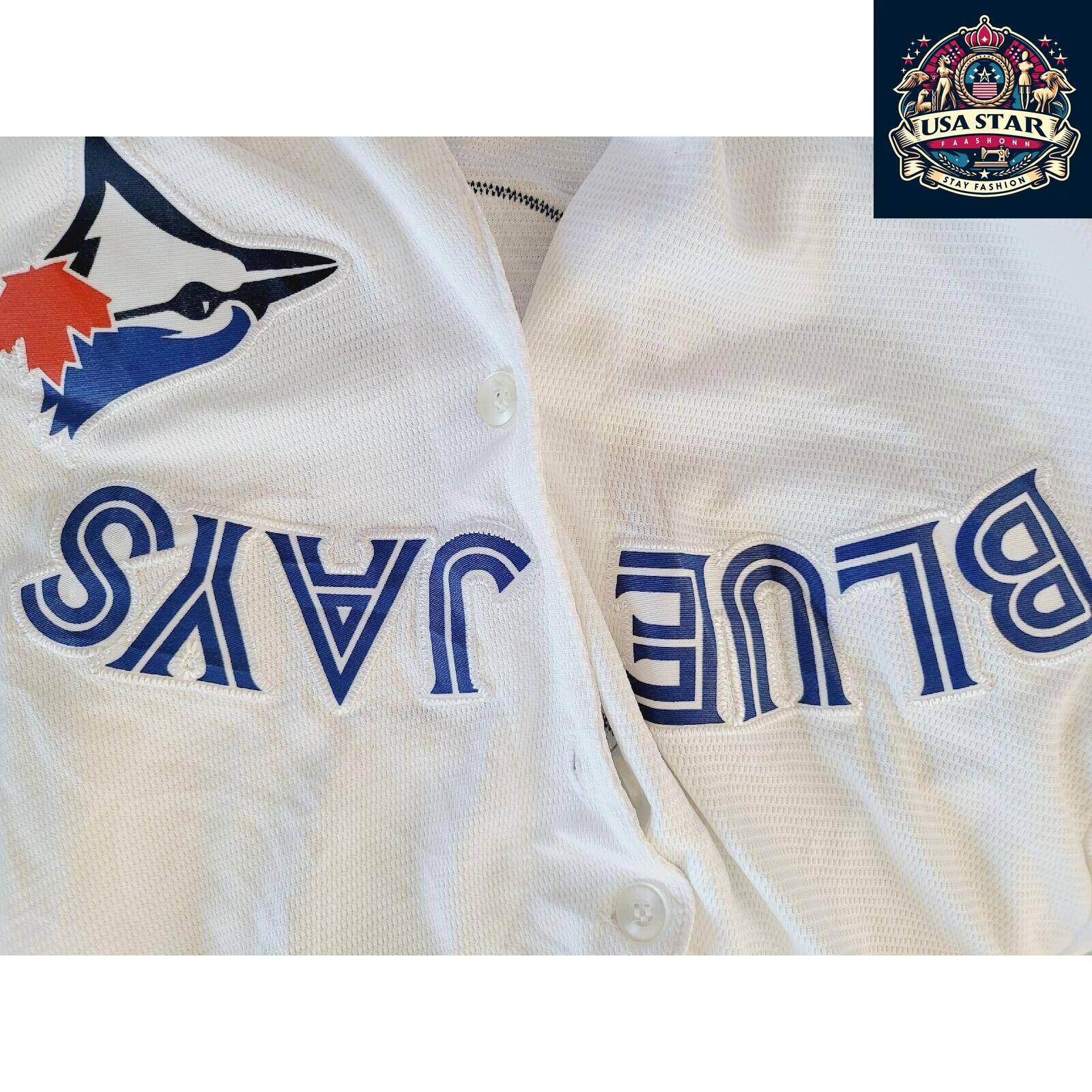 Majestic Vintage Toronto Blue Jays Youth Jersey Martin #55 - Classic Design, Comfortable Fit - USASTARFASHION