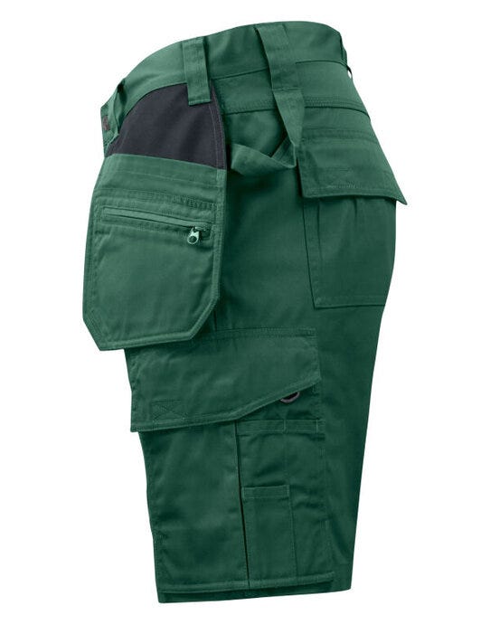 ProJob Workwear PJ645535 ProJob Prio Trade Holster Shorts - Forest Green