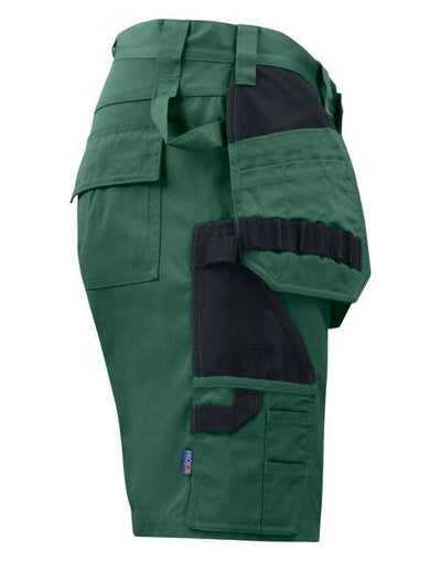 ProJob Workwear PJ645535 ProJob Prio Trade Holster Shorts - Forest Green