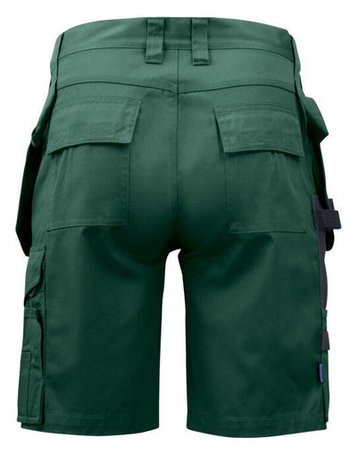 ProJob Workwear PJ645535 ProJob Prio Trade Holster Shorts - Forest Green