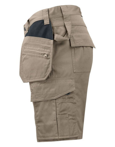 ProJob Workwear PJ645535 ProJob Prio Trade Holster Shorts - Khaki