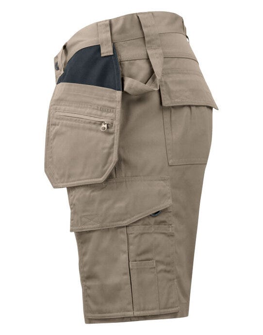 ProJob Workwear PJ645535 ProJob Prio Trade Holster Shorts - Khaki