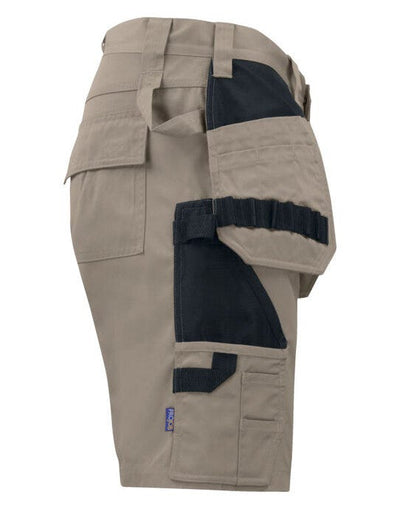 ProJob Workwear PJ645535 ProJob Prio Trade Holster Shorts - Khaki