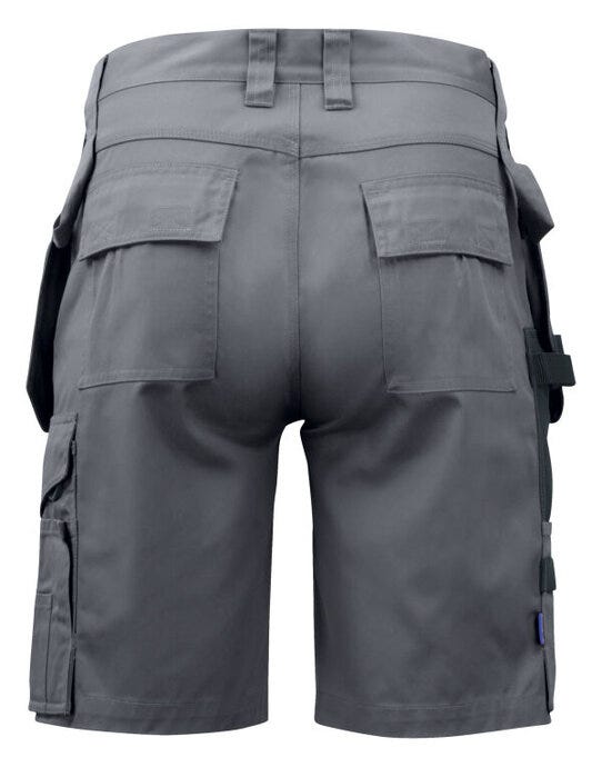 ProJob Workwear PJ645535 ProJob Prio Trade Holster Shorts - Grey