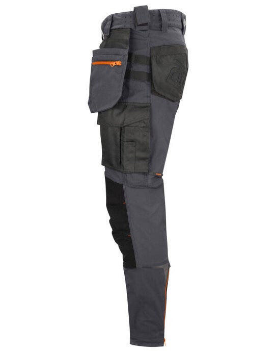 ProJob Workwear PJ645550 ProJob Kevlar Stretch Holster Trouser - Grey