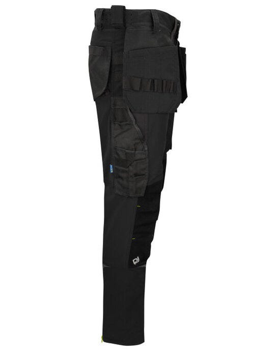 ProJob Workwear PJ645550 ProJob Kevlar Stretch Holster Trouser - Black