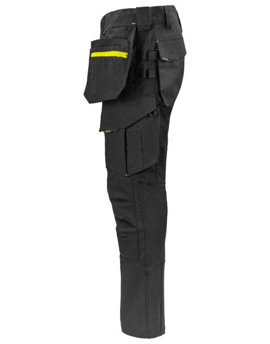 ProJob Workwear PJ645551 ProJob Premium Stretch Holster Trouser - Black