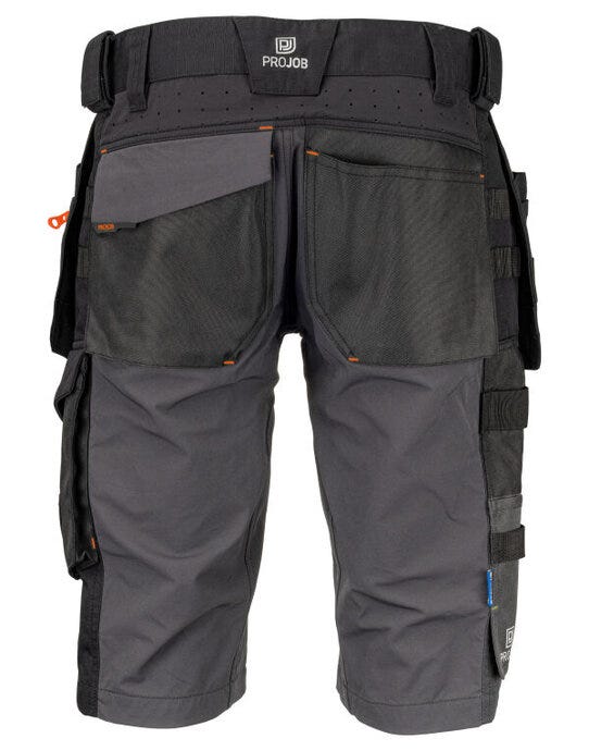 ProJob Workwear PJ645562 ProJob Stretch Holster Shorts - Grey