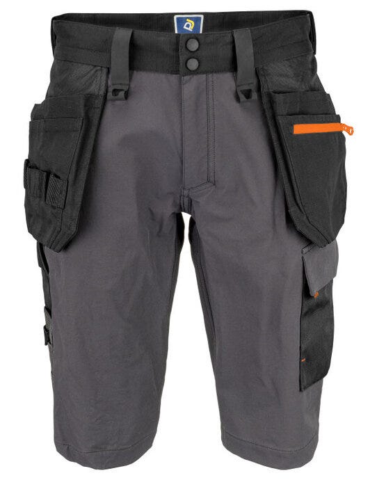 ProJob Workwear PJ645562 ProJob Stretch Holster Shorts - Grey