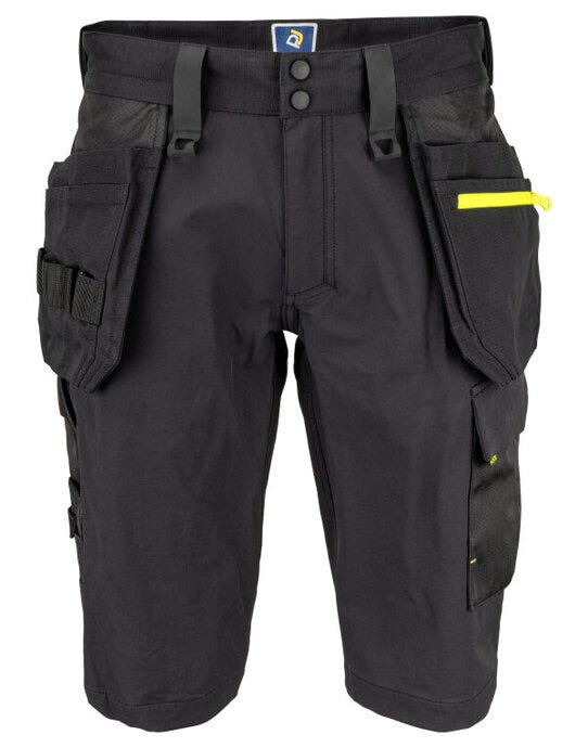 ProJob Workwear PJ645562 ProJob Stretch Holster Shorts - Black