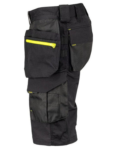ProJob Workwear PJ645562 ProJob Stretch Holster Shorts - Black
