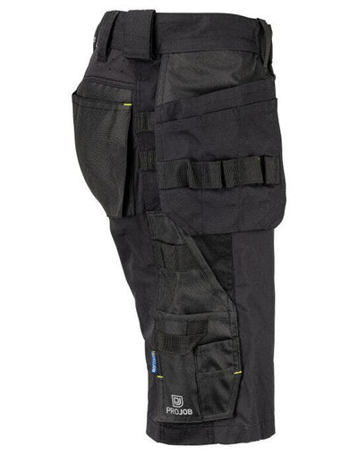 ProJob Workwear PJ645562 ProJob Stretch Holster Shorts - Black