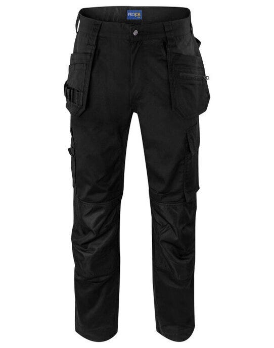 ProJob Workwear PJ645570 ProJob Prio Stretch Holster Trouser - Black