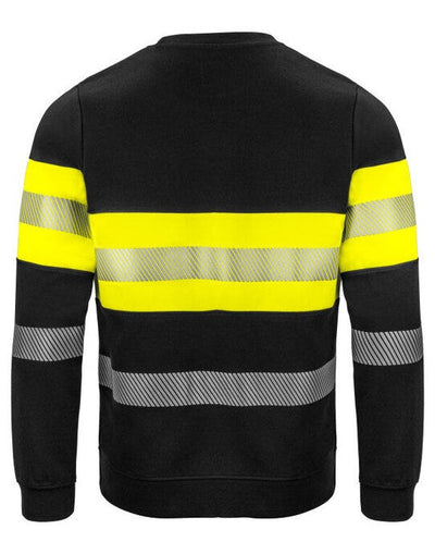 ProJob Workwear PJ646129 ProJob 6129 EN ISO 20471 Class 1 Sweat - Yellow/Black