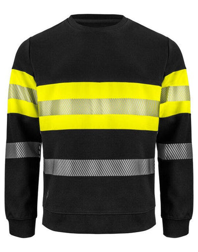 ProJob Workwear PJ646129 ProJob 6129 EN ISO 20471 Class 1 Sweat - Yellow/Black