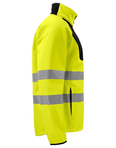 ProJob Workwear PJ646432 ProJob Prio 6432 Class 3/2 Softshell Jkt - Yellow/Black