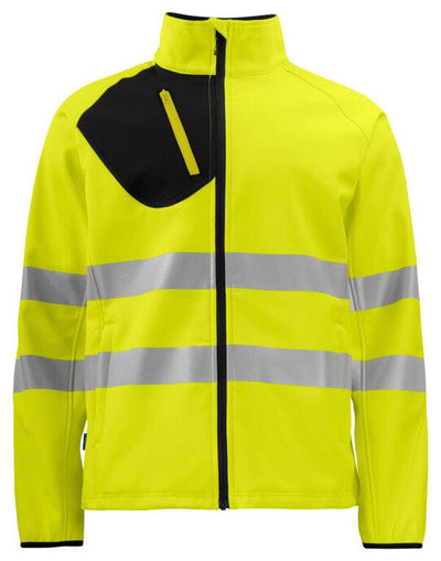 ProJob Workwear PJ646432 ProJob Prio 6432 Class 3/2 Softshell Jkt - Yellow/Black