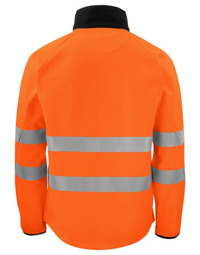 ProJob Workwear PJ646432 ProJob Prio 6432 Class 3/2 Softshell Jkt - Orange/Black