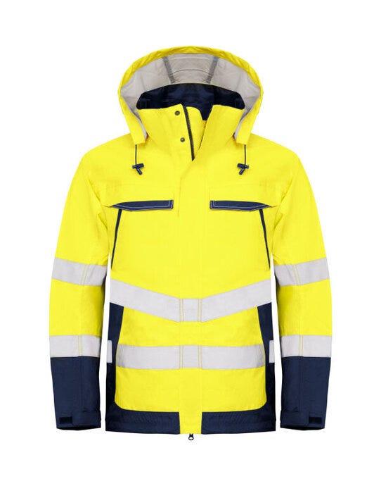 ProJob Workwear PJ646440 ProJob Prio 6440 Class 3 Functional Jkt - Yellow/Navy