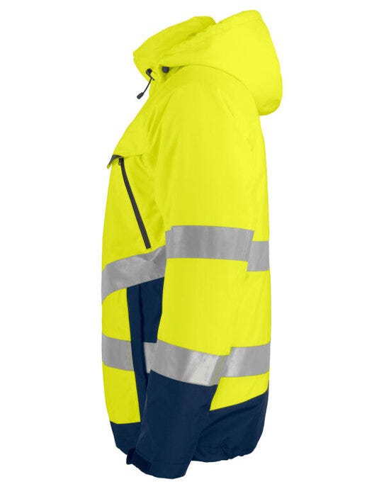 ProJob Workwear PJ646441 ProJob Prio 6441 Padded Class 3 Jacket - Yellow/Navy